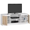 szafka rtv k 140cm 2d 1p biala sonoma tmlrrrrlve6jrcca