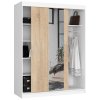 szafa przesuwna 150cm clp z lustrem biala sonoma mh7wg3lbdbc1a46u
