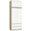nadstawka na szafe 90 cm dab sonoma biala 2 drzwi s0bxl1xtl3azijvz