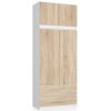 nadstawka na szafe 90 cm biala dab sonoma 2 drzwi wvxktzphsz8gh80j