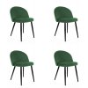 4x welurowe krzeslo tapicerowane pikowane sj077 butelkowa zielen dcralt4p0l839bsu