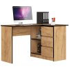 biurko narozne 3 szuflady b16 prawe dab craft opwi4myv96q46vqc