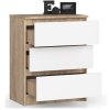 komoda k60 3 szufldy sonoma biala 5foiemdllkfokpkv