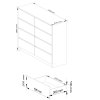 komoda do salonu k 120 cm 8 szuflad dab artisan biala wpqfglxeyouvctxm