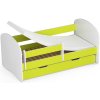 lozko dzieciece 140x70 smile z materacem i szuflada limonkowe zsl2ei2xso4jmk3y