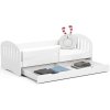lozko dzieciece 180x80 play ze stelazem i materacem biale hwdd5mesl1xxacmv
