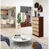 komoda k60 5 szuflad wenge biala lgtmg3bxwenid30v