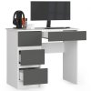 biurko komputerowe a 7 90 cm lewe biale grafit szary d5ol77cu7tiy08of