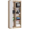 regal biurowy r 80cm clp 1 drzwi 4 polki sonoma bialy jcaqnjwoh4uglfwl