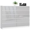 komoda k 160cm 10 szuflad biala metalik polysk yawanyu5ik7rup7s