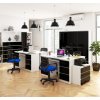 biurko komputerowe a 11 6 szuflad 135cm biale czarny polysk wsrn8bnl1ls0ovzw