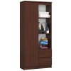 regal biurowy r 80 cm clp r11 wenge 3y0plxn3odolcqg5