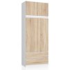 szafa z nadstawka s 90cm 2 drzwi 2 szuflady bialy sonoma v04j79yzchzq0x0v