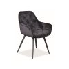 cherryvcc krzeslo cherry velvet czarny stelaz czarny bluvel 19