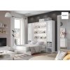 BED CONCEPT BC-13 výklopná postel 180x200cm bílý lesk