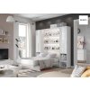 BED CONCEPT BC-14 výklopná postel 160x200cm bílý lesk