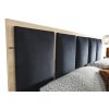 CALI C-16 postel s úložným prostorem 160x200, barva dub artisan/černá