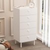 BURN uzka suplikova komoda 5S biela 1
