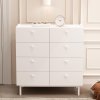 BURN suplikova komoda 8S biela