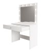 OMAR toaletny stolik s osvetlenim 1S biela M