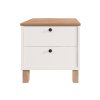 SMART nocny stolik na nozickach biela M