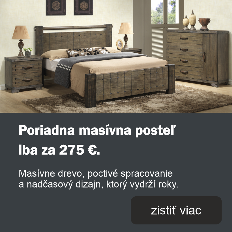 Masívna posteľ Diana so zľavou