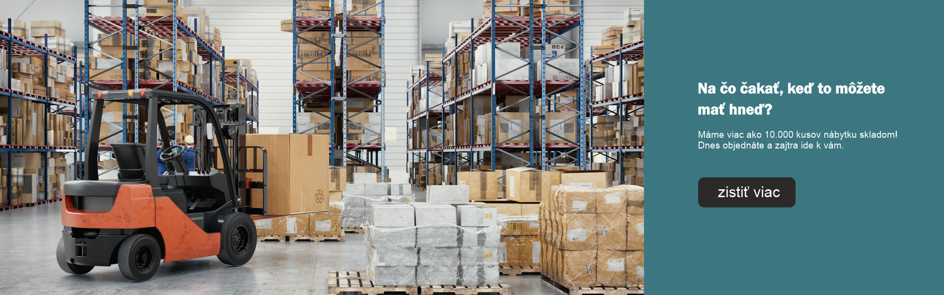 Viac ako 10.000 kusov nábytku skladom
