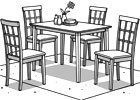Jedálenský stôl a stoličky