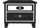 Nočný stolík s viac zásuvkami