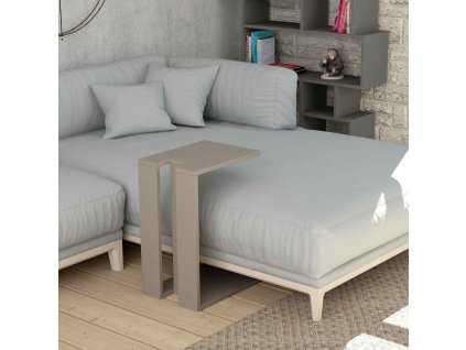 Vysoký príručný stolík HOPE, svetlý moka