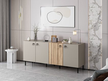 Komoda na nožičkách LUCY, pieskovec