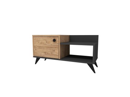 Botník na nožičkách CONCORD, borovica Atlantic/antracit