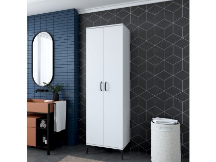 Multifunkčná policová skriňa TOMMY, biela