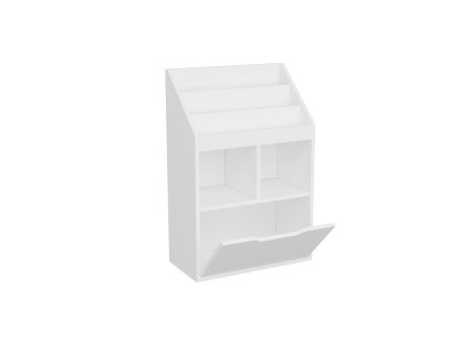 Regál so skrinkou MADISON, biela
