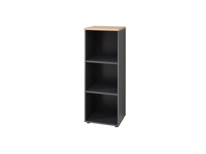 Kancelársky regál BURGON 14, dub Artisan / grafit