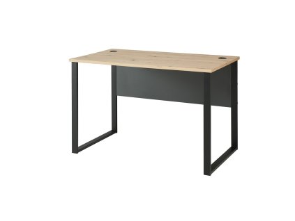 Kancelársky stôl BURGON 70, dub Artisan / grafit