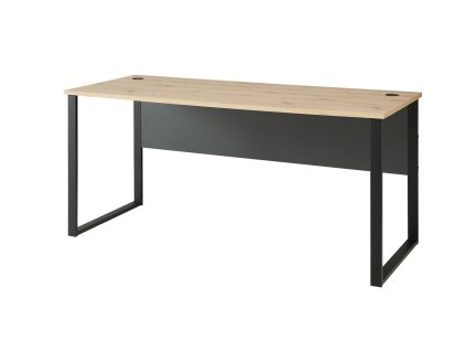 Kancelársky stôl BURGON 71, dub Artisan / grafit
