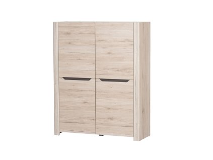 Dvojdverová komoda DESIRE 04, dub san remo