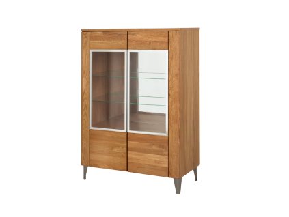 Dvojdverová vitrína BANDY 15, dub medový