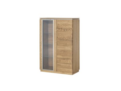 2-dverová nízka vitrína z masívu 15 MONASTERY