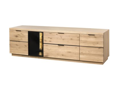 TV stolík so zásuvkou 31 NEAPOL, dub bianco