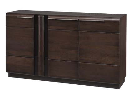 Trojdverová komoda PORTORIKO 45, dub čokoládový