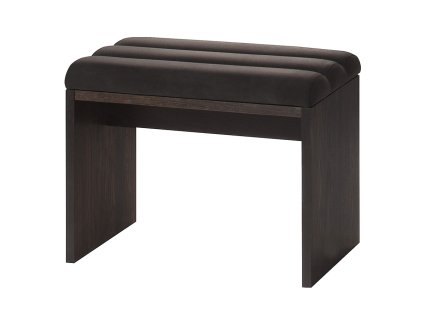 Taburetka ku stolíku PORTORIKO 81, dub čokoládový/carabu 33