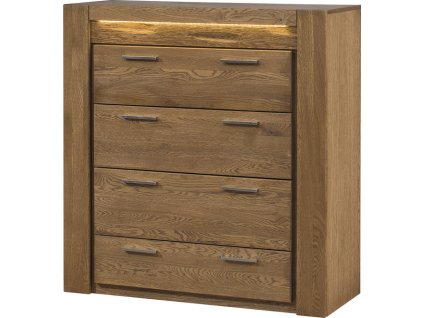 Vysoká komoda VELET 75 so 4 zásuvkami