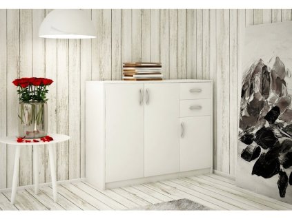 Komoda 3D2S ANES, biela