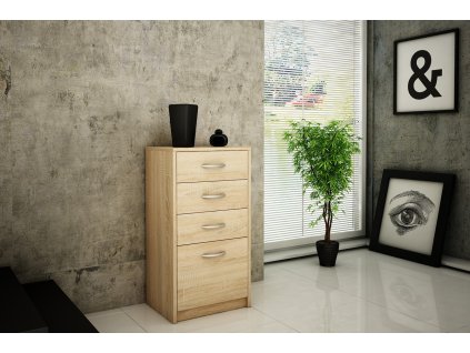 Komoda 4S ANES, dub sonoma