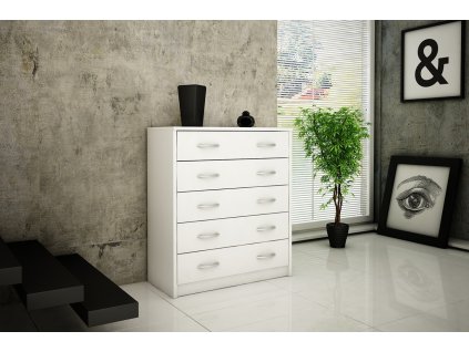 Komoda 5S ANES, biela