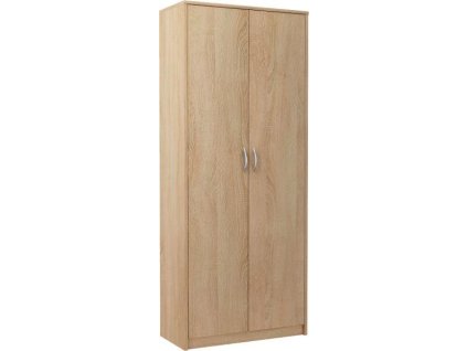 Dvojdverová skriňa s policami MAXIM 6 R005, dub Sonoma