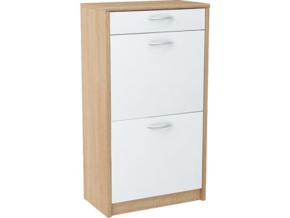 Botník 2K1S VILMA, dub sonoma/biela