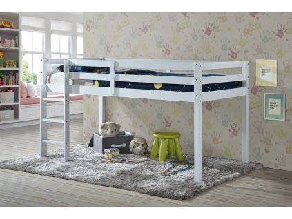 Poschodová posteľ BRONY 90, biela